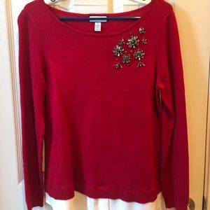Red Festive Blouse